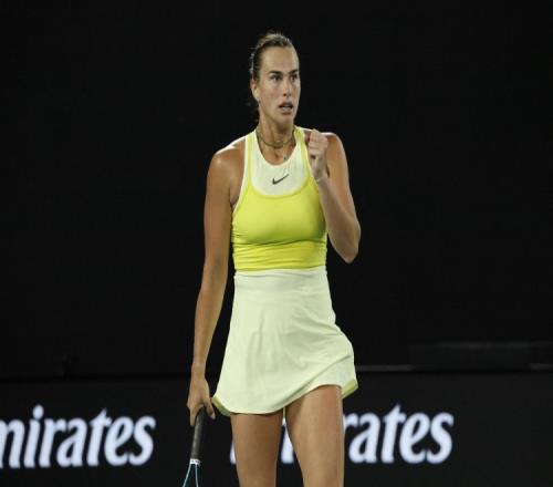 萨巴伦卡20轻取梅尔滕斯，晋级WTA500斯图加特半决赛