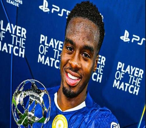 官方：吉滕斯当选切尔西vs阿贾克斯一役全场最佳球员