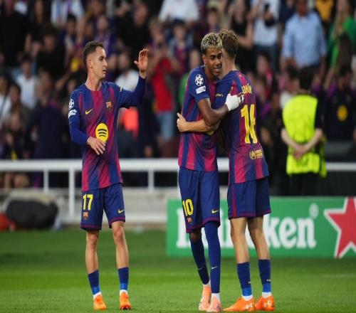 同样的比分，巴萨自61巴黎以来首次在欧冠单场打入6球