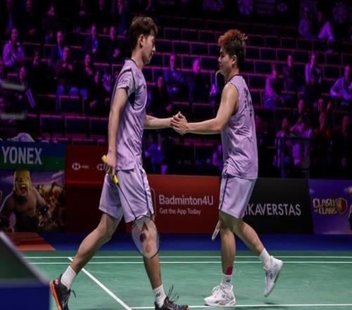 梁伟铿/王昶2-1马来西亚组合，晋级丹麦羽毛球公开赛男双16强