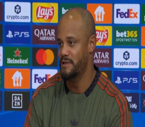 孔帕尼：不认为欧冠排名决定冠军归属，不指望小将做关键先生