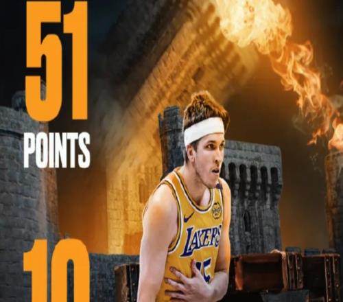 狂轰51分！詹姆斯和东契奇不在就爆发，湖人前锋太猛了