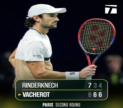 表弟再胜表哥，瓦舍罗巴黎大师赛逆转延续传奇