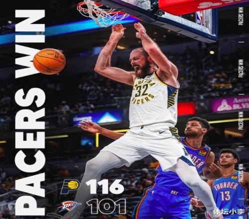 惨烈一战！全场51次犯规！步行者7人上双掀翻雷霆，4人受伤退赛