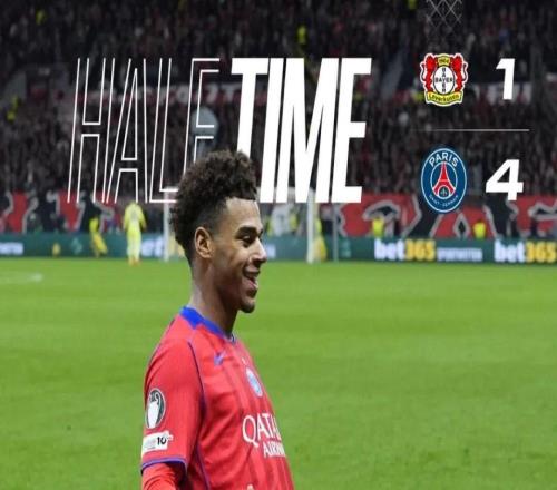 多点开花，上演进球盛宴，大巴黎客场大胜勒沃库森！