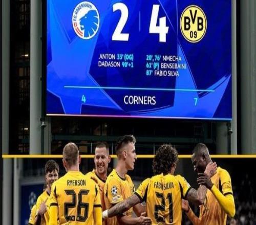 多特达成欧冠200场里程碑，参赛场次在德国球队中仅次于拜仁