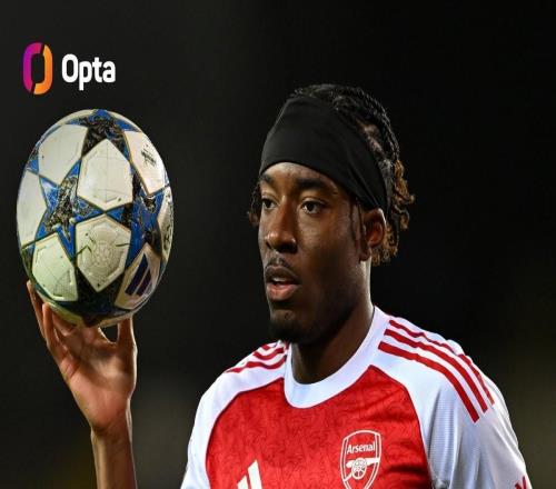 马杜埃凯阿森纳生涯前3球均来自欧冠，为枪手队史第一人