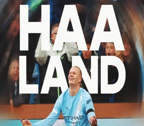 英超史上第3次有球员赛季前8场进球上双，由哈兰德包揽