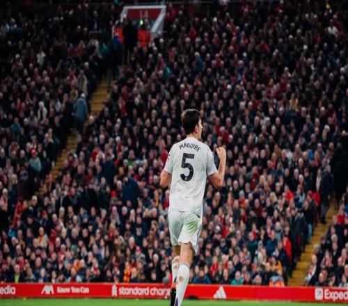 马奎尔的进球是曼联在安菲尔德的第二晚制胜球，仅次于奥谢