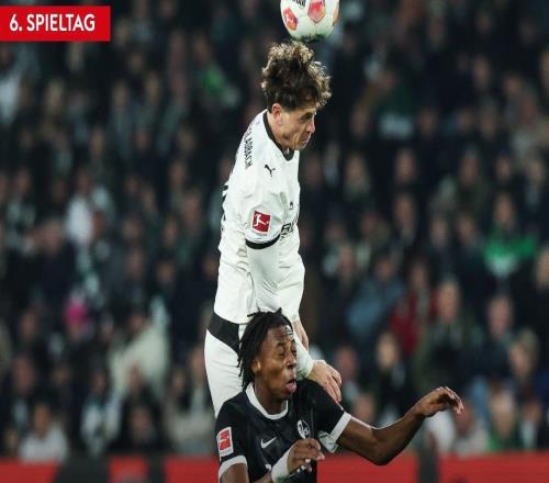 德乙见德甲6轮战罢，门兴成唯一未获胜球队