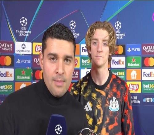 戈登：比赛尾声被勒沃库森扳平，真的让人很难接受