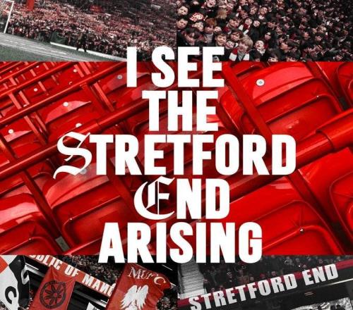 曼联官方：将在对阵埃弗顿的比赛中开启老特拉福德站立看台