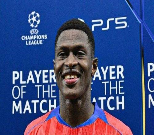 门德斯当选大巴黎vs勒沃库森全场最佳，连续第二场获此殊荣