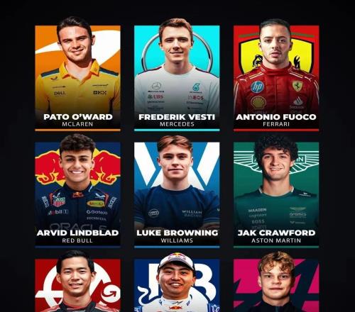 9位新秀车手将亮相F1墨西哥大奖赛一练