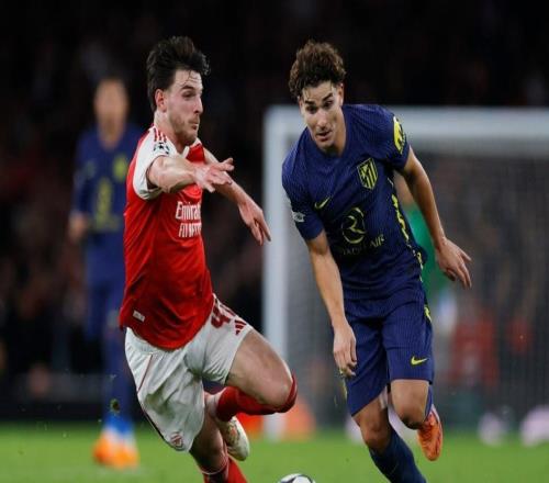 阿森纳40马竞全场数据：射正数71，过人数247