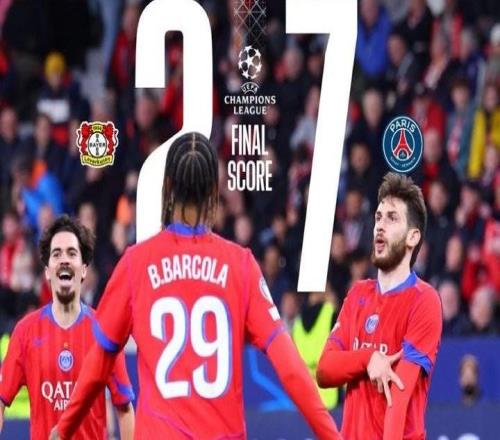 创纪录，巴黎是欧战历史首支做客德国单场打进7球的球队