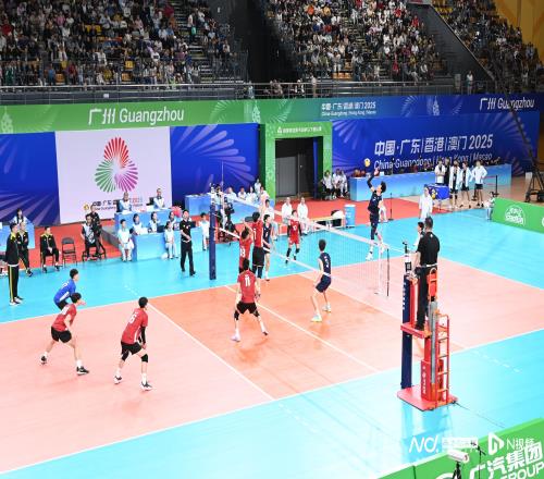 十五运会U20男排开打 华农场馆售票率超九成