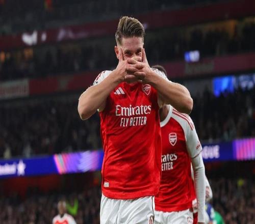 热闻13分钟连进4球，阿森纳40马竞欧冠三连胜！哲凯赖什双响