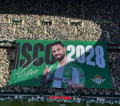 官方：伊斯科与皇家贝蒂斯续约至2028年