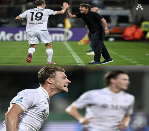 满血复活霍伊伦那不勒斯首秀14分钟即破门，上季英超32场4球