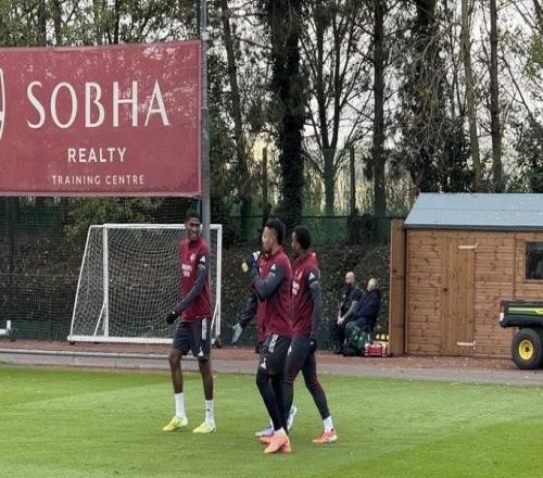 记者：厄德高、热苏斯参加了今日合练，哲凯和哈弗茨仍缺席