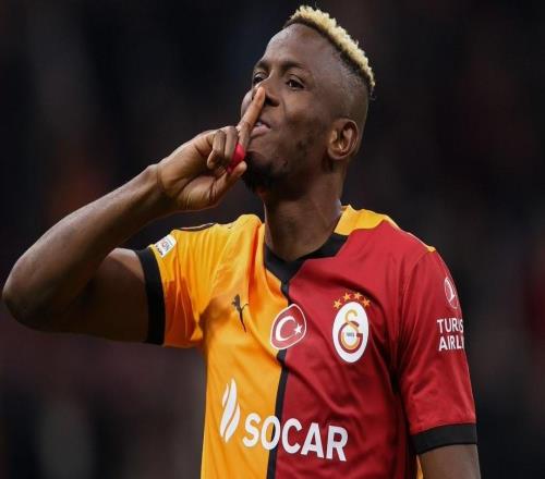 稳定输出，奥斯梅恩近7次为加拉塔萨雷出战欧战都能进球