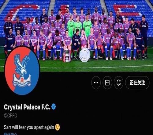 杀人诛心水晶宫官媒更改简介：萨尔会再次将你们撕成碎片！