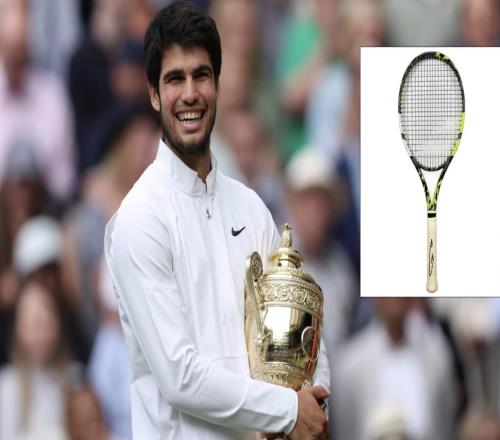 阿卡2023年温网夺冠球拍以17.3万美元被拍卖，成网坛最贵球拍