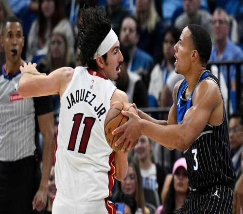 魔术16分逆转三杀热火进NBA杯四强贝恩37+6+5+6三分追平加盟新高