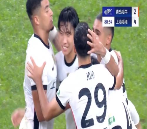 中超疯狂一夜：海港43逆转，蓉城31仍落后榜首2分，申花21连胜