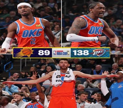 雷霆前25场净胜437分历史第一，远超第二0708赛季绿军的+347