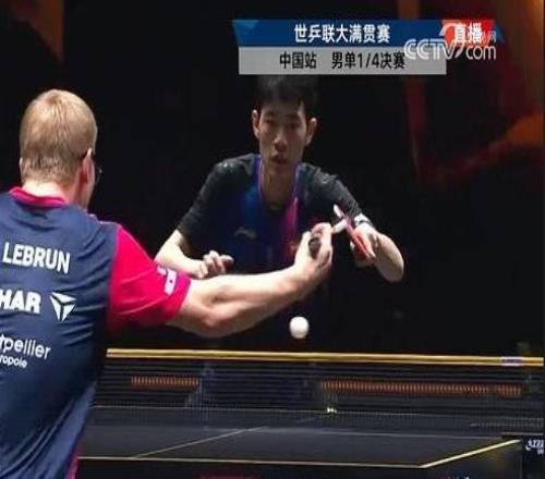 陈俊菘2-4不敌F-勒布伦，无缘中国大满贯男单四强