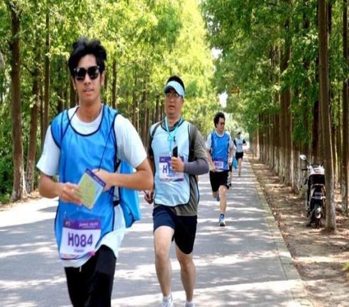 2025海峡两岸青年汇系列活动“江海相逢 青春同行”定向赛在横沙岛举办