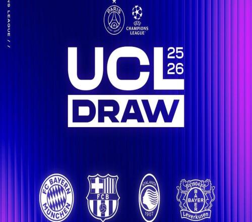 巴黎欧冠联赛阶段对手：将对阵拜仁、巴萨、勒沃库森、热刺