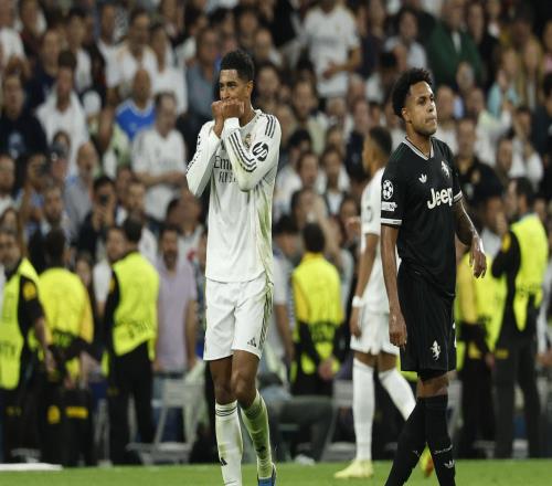 欧冠对阵尤文首开记录，贝林厄姆攻入赛季首球