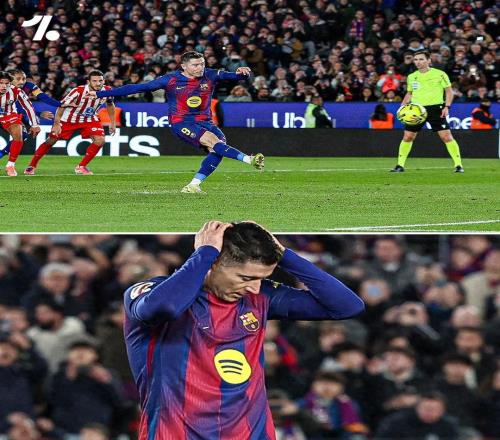 西甲：莱万多夫斯基罚丢职业生涯最差点球