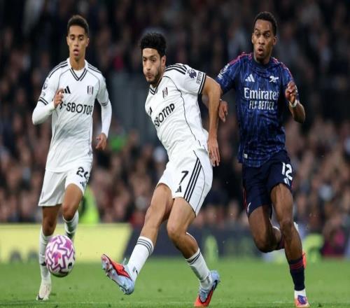 阿森纳10富勒姆全场数据：射正次数50，控球率超6成