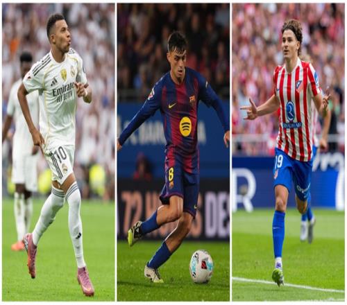 姆巴佩领跑射手榜，双雄新星闪耀，阿根廷神锋马竞复兴