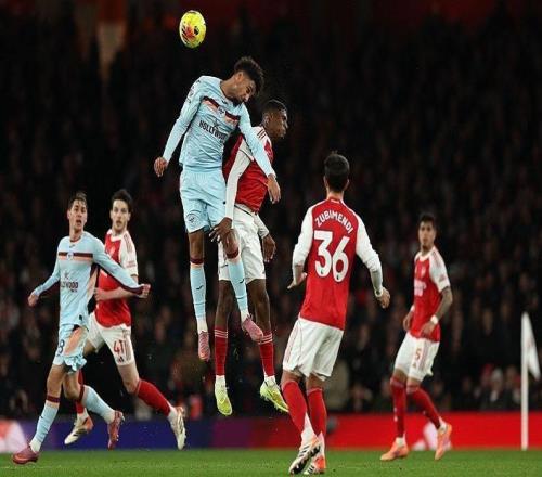 阿森纳20布伦特福德梅里诺、萨卡建功