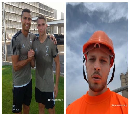 唏嘘！前尤文青训队员晒图：与C罗是队友，如今当建筑工人