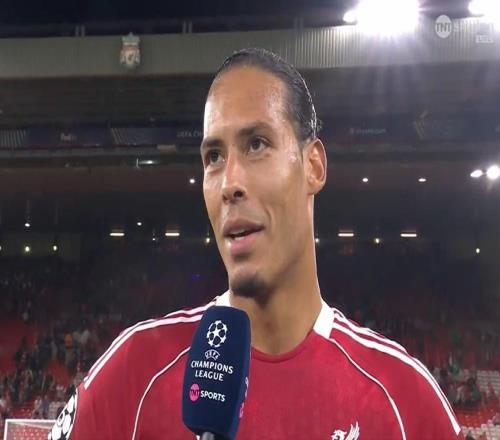 范戴克：很高兴能打进绝杀球，又是安菲尔德一个伟大欧战之夜