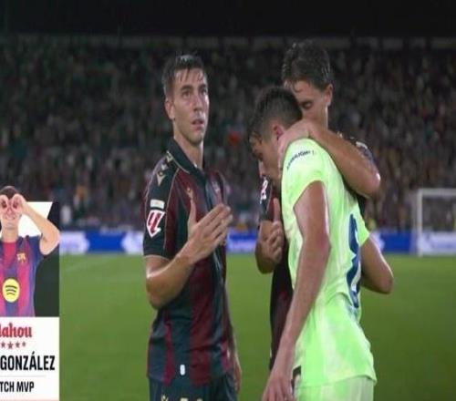 1进球2关键传球，佩德里当选巴萨32莱万特一役全场最佳