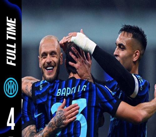 强势反弹！国米各项赛事5连胜，暂时登顶意甲