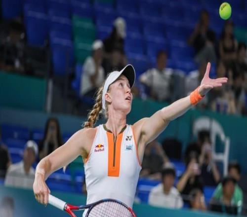 莱巴金娜2-0横扫汤姆贾诺维奇，将与保利尼争夺决赛门票