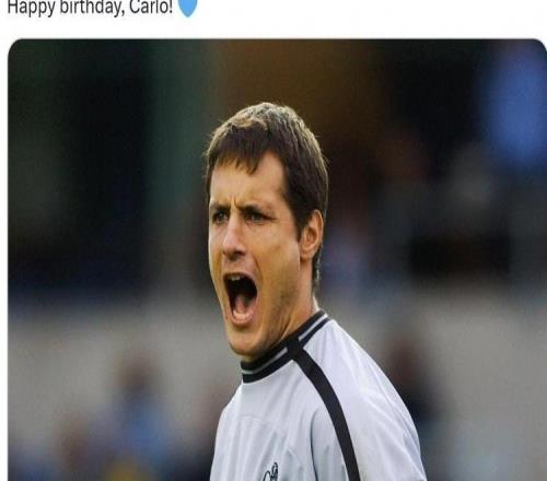 切尔西更新官推，为该队名宿卡尔洛库迪奇尼庆生