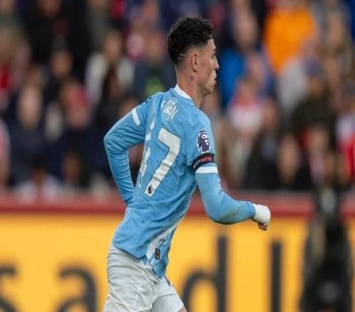 福登身价下降至8000万欧，德转：球员尚未找回状态