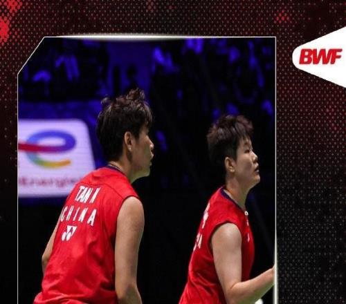 刘圣书/谭宁2-0战胜岩永铃/中西贵映，首次参加世锦赛便跻身决赛