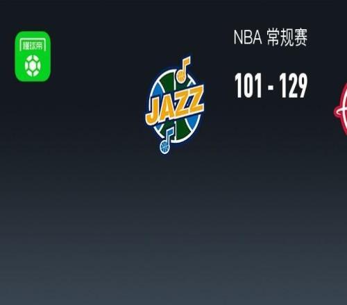 NBA战报：火箭129101大胜爵士取NBA11连胜，申京27+4+5
