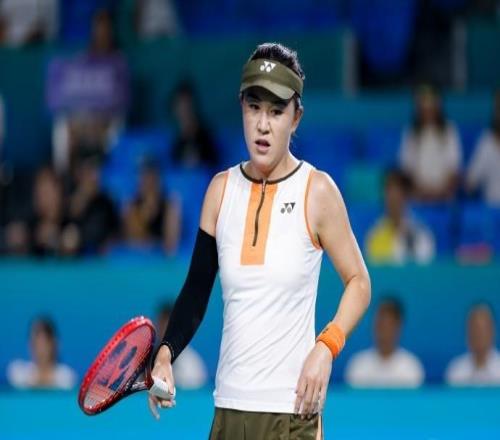 朱琳1-2遭施奈德逆转，无缘宁波网球公开赛女单四强