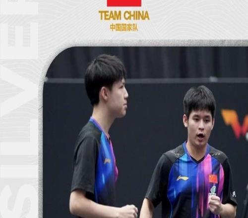 林诗栋/黄友政2-3不敌黄镇廷/陈颢桦，获得WTT瑞典站男双亚军